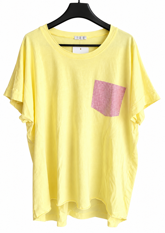 Strasszköves oversize póló
