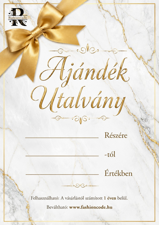 Fashion Code Ajándék Utalvány